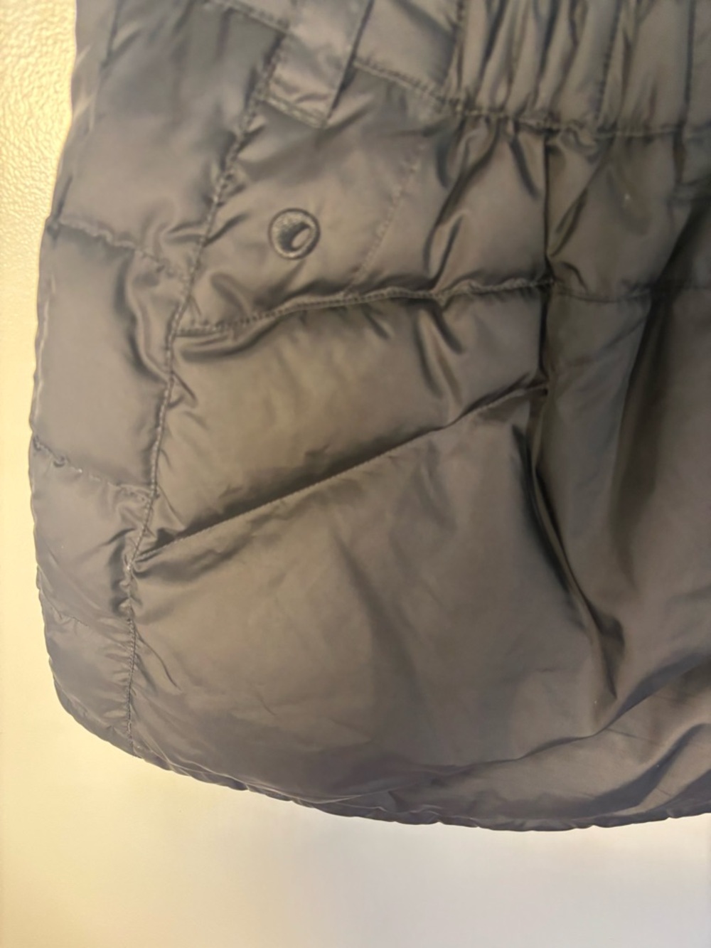 Ski-Doo Black Puffer Mini Skirt - Insulated Winter Style - Picture 8 of 8